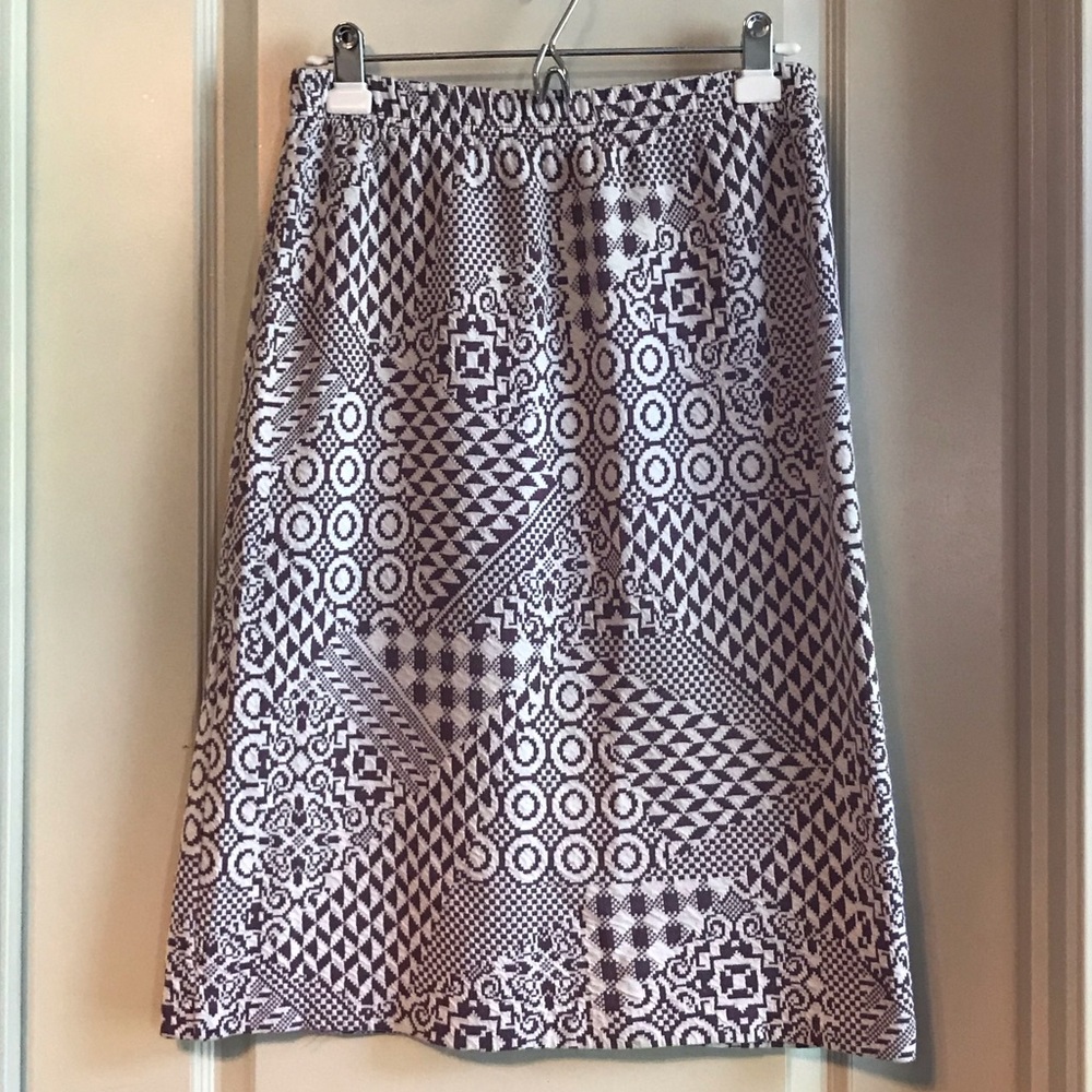 Vintage trippy pattern skirt